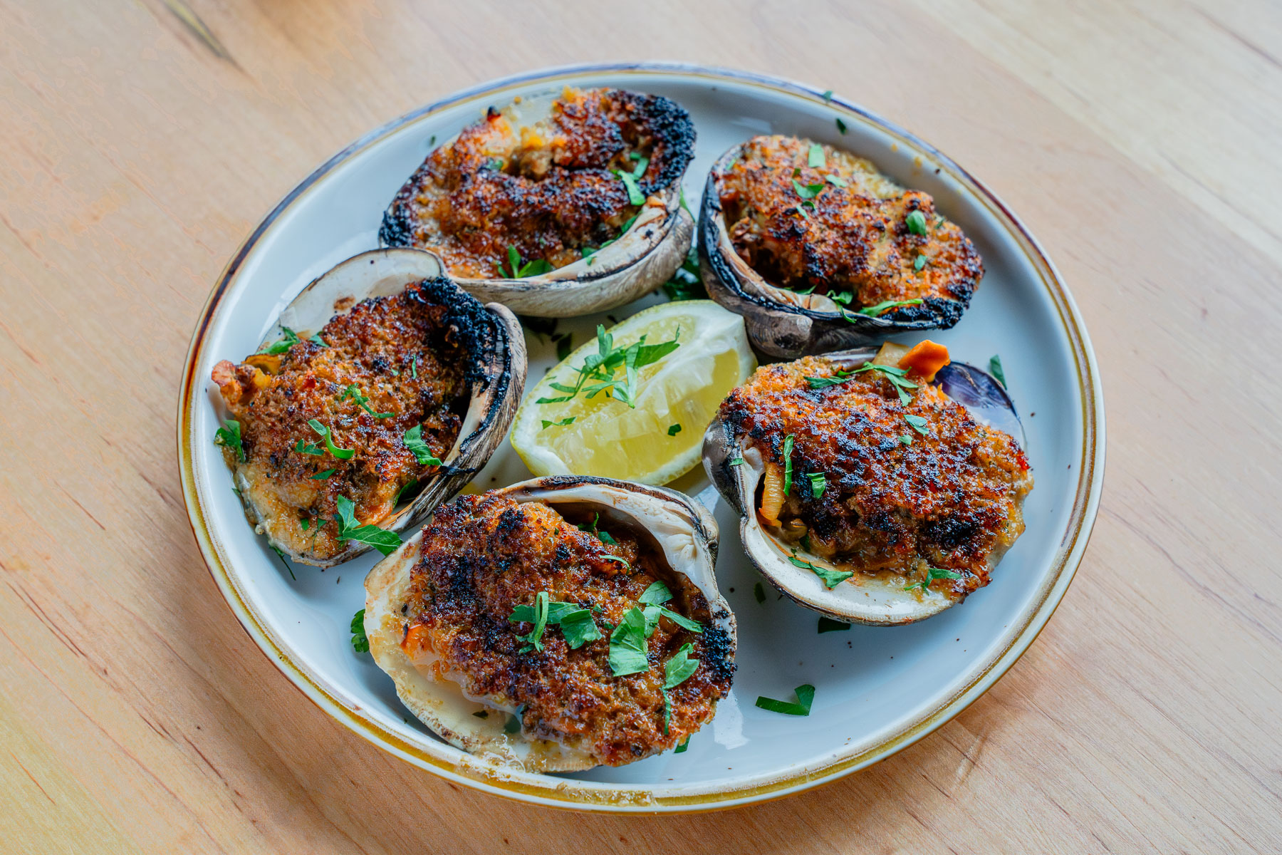 Clams Casino From The Daily Catch